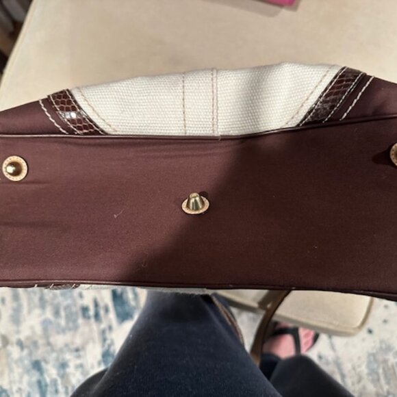 Coach Legacy Boho Leather & Canvas Tote - Picture 8 of 9